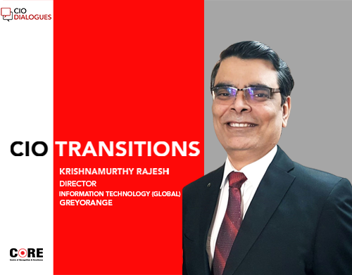 Mr. Krishnamurthy Rajesh has joined USA – based GreyOrange as the Global Director for Information and Technology.