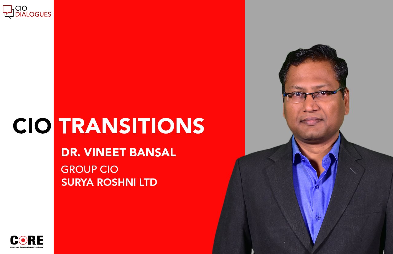 Surya Roshni appoints Vineet Bansal as the Group CIO